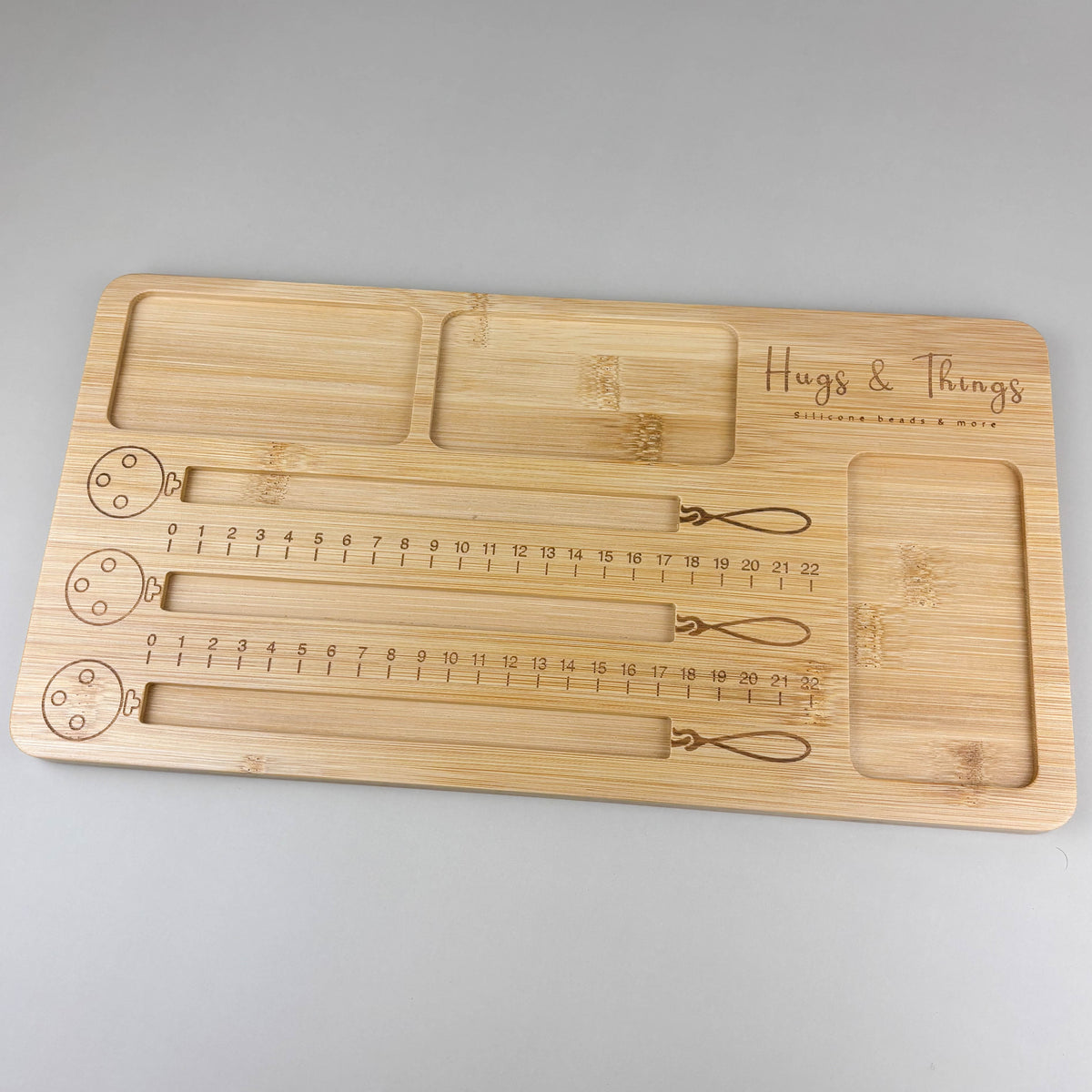 Kralenplank voor Speenkoorden - Bamboe